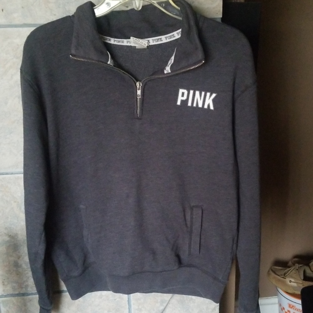 Victoria's secret pink pullover 1/4 zip